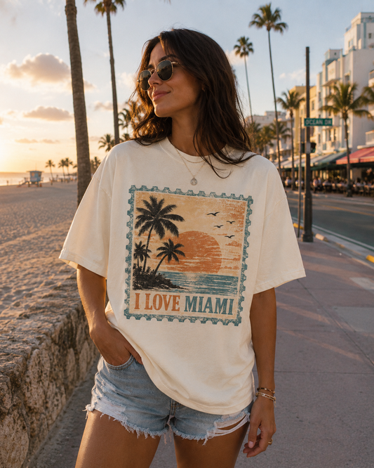 I Love Miami Comfort Colors T-Shirt