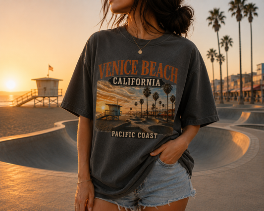 Venice Beach California Comfort Colors T-Shirt